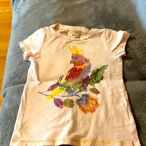Girls size 4-6Y Michelle Morin H&M beaded shirt.